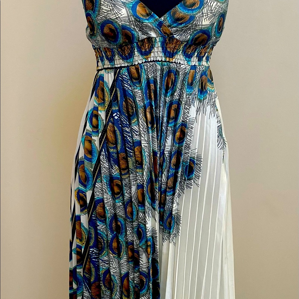 Peacock sun dress